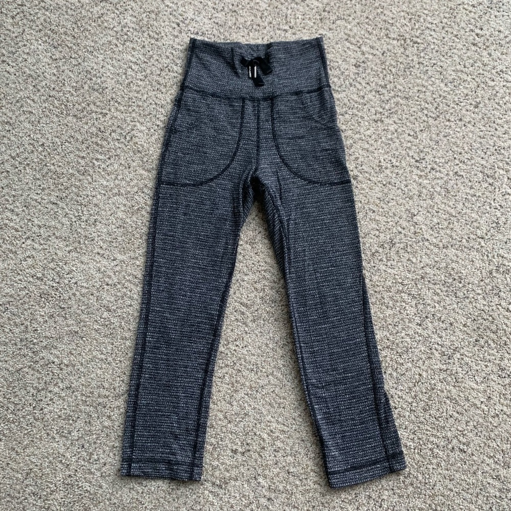 RARE LuluLemon Speckled Black/White Leggings